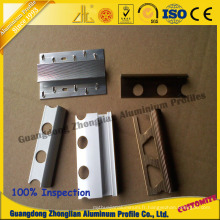 Profil en aluminium de garniture de tuile d&#39;approvisionnement d&#39;usine pour la décoration de plancher